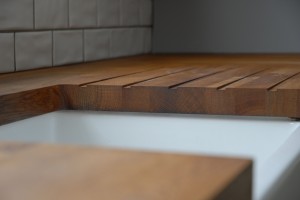 sink area after oiling