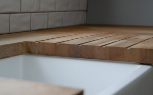 sink area before oiling